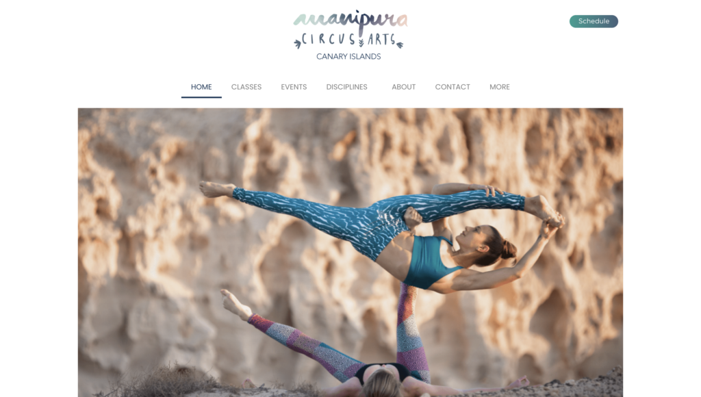 Изработка на уебсайт и реклама за курсове по йога, гимнастика и танци